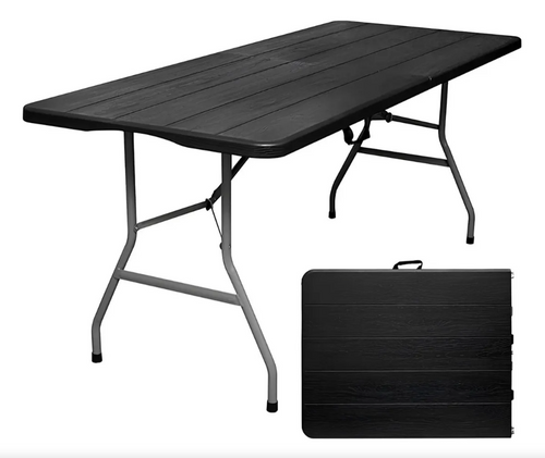 Mesa Plegable 1.80m – Reforzada – Color Blanco
